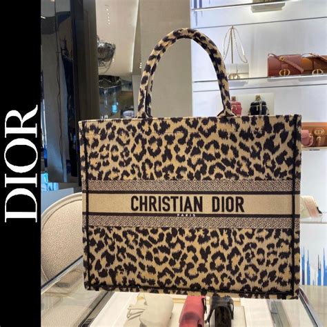 leopard dior bag|christian Dior tote bag details.